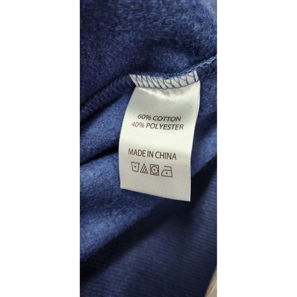 Penn State Blue Sweatshirt Mock neck Womens Medium Chicka D Blue Rhinestone - Picture 7 of 8